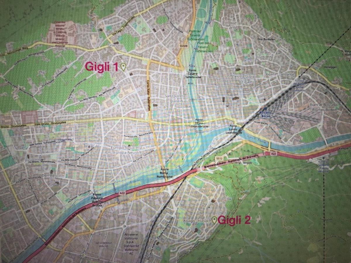 Guesthouse Gigli 2 - Free Tourist Card & Car Parking - No Trucks Больцано Екстер'єр фото